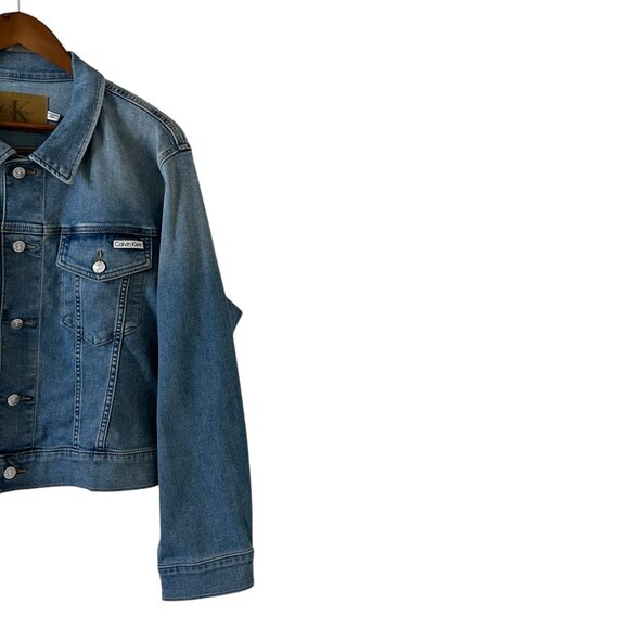 Calvin Klein NEW Classic Trucker Jacket Size 2X - Picture 7 of 14